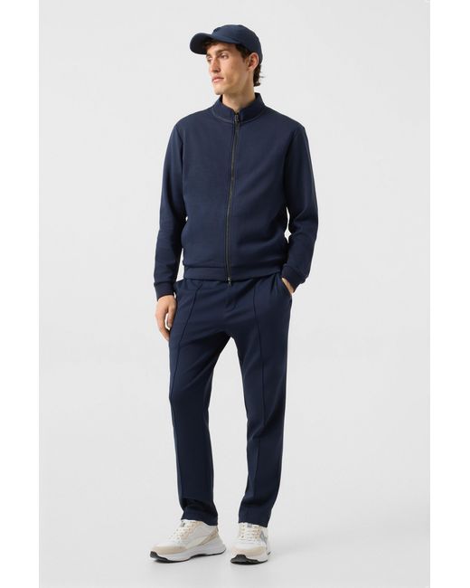 Bogner Blue Spencer Jersey Jacket For for men
