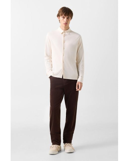 Bogner White Franz Cotton Shirt for men
