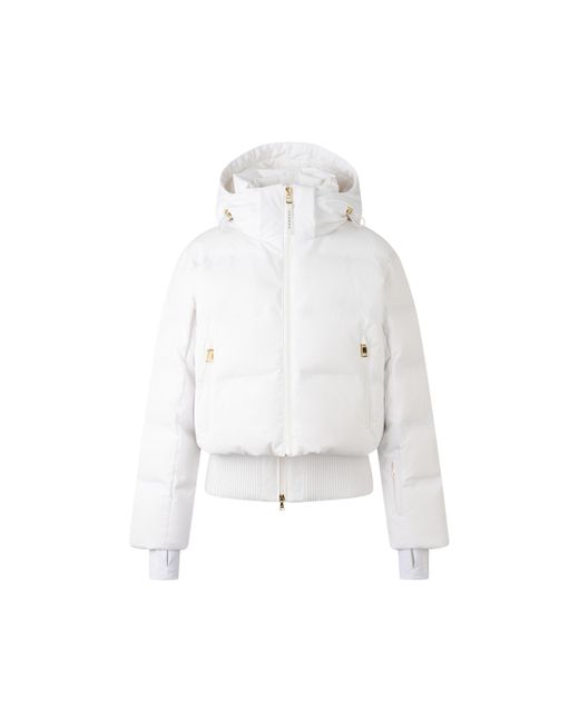 Bogner White 2-in-1 Down Ski Jacket Suri