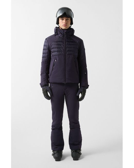 Bogner Blue Henik Down Ski Jacket for men