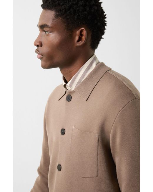 Bogner Brown Olaf Knit Jacket for men