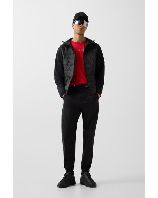 Bogner Fire + Ice Black Kegan Hybrid Jacket for men