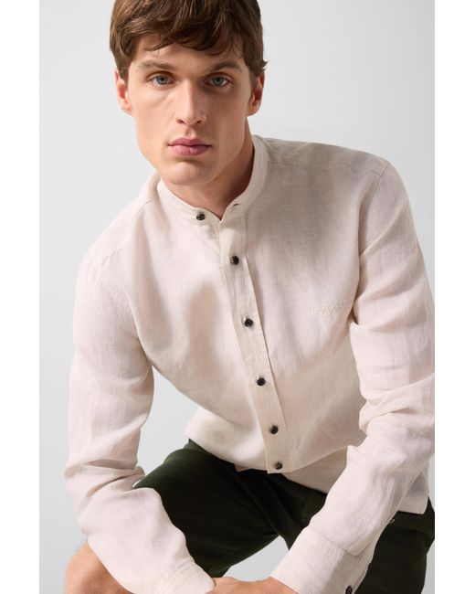Bogner White Linen Shirt Raphi For for men
