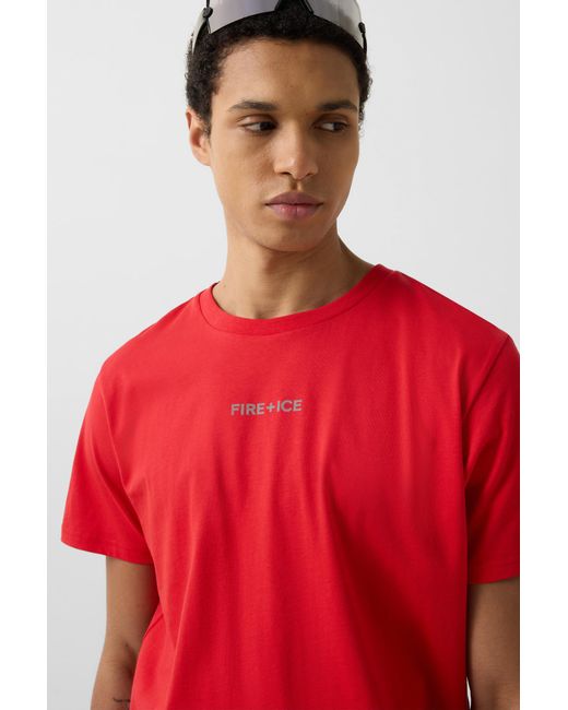 Bogner Fire + Ice Red T-shirt Mick for men