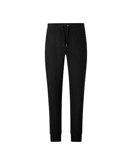Bogner Black Bono Flannel Jogging Trousers For for men