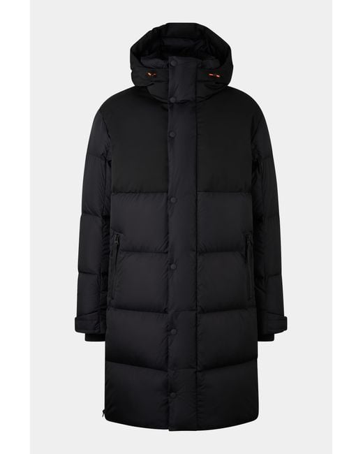 Bogner Fire + Ice Black Walt Down Coat for men