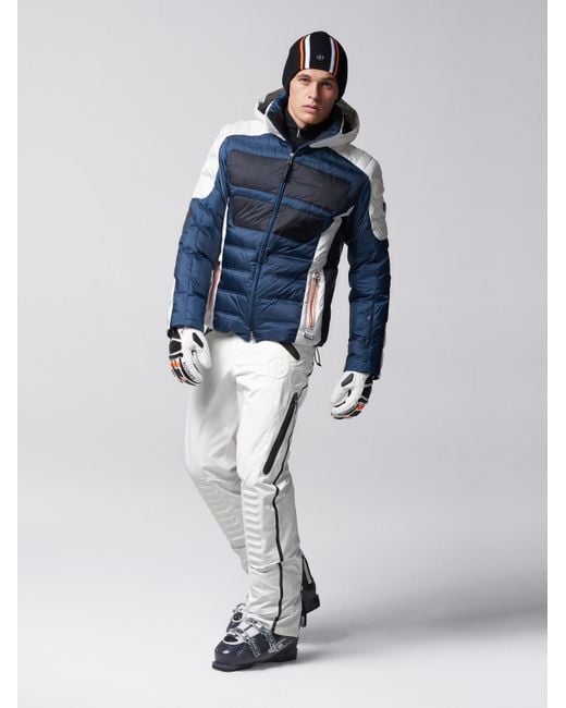 Bogner Blue Ski Down Jacket Enrico for men