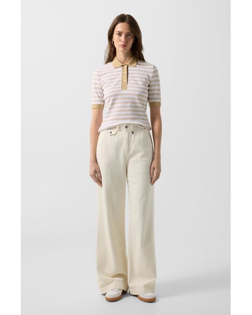Bogner White Wendy Polo Shirt For