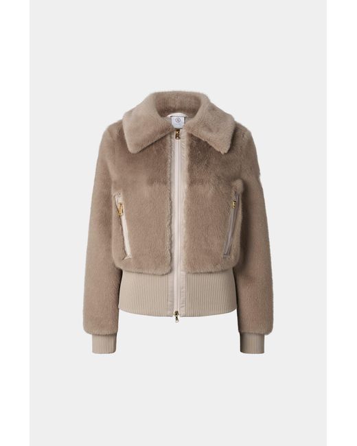 Bogner Brown Jolyna Faux Fur Jacket For