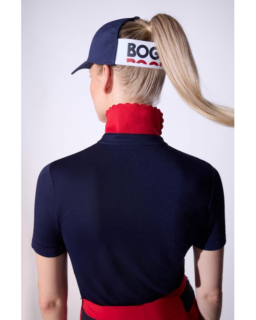 Bogner Blue Carole Functional Polo Shirt