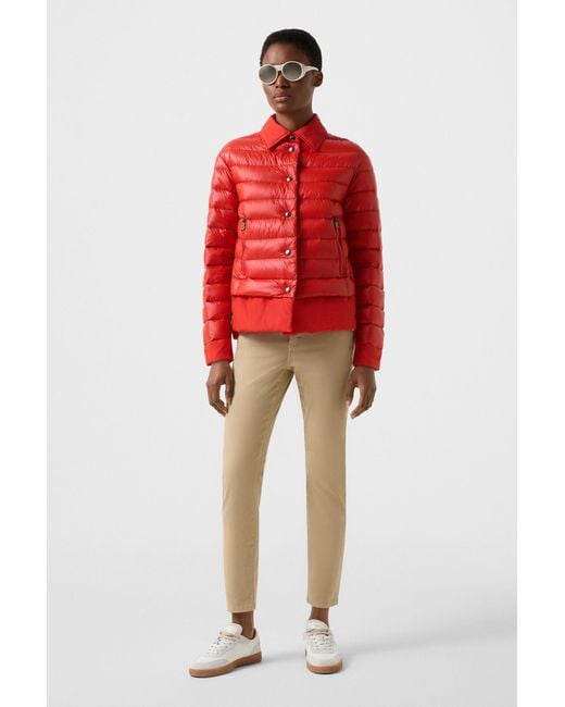 Bogner Red Audrey Lightweight Down Jacket