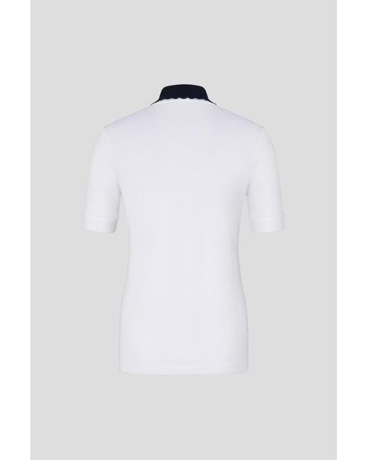 Bogner White Carole Functional Polo Shirt