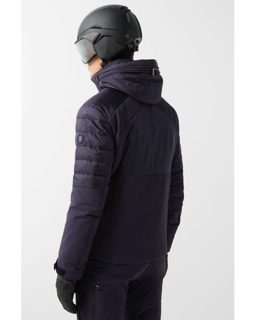 Bogner Blue Henik Down Ski Jacket for men