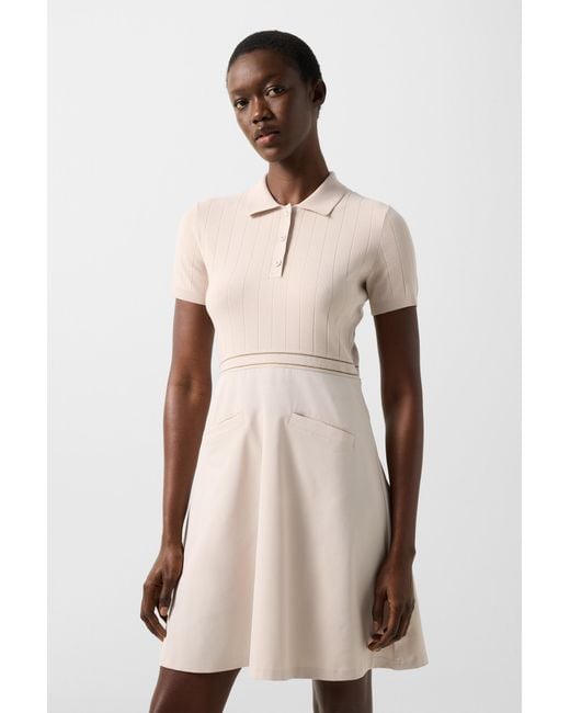 Bogner Natural Selin Polo Dress For