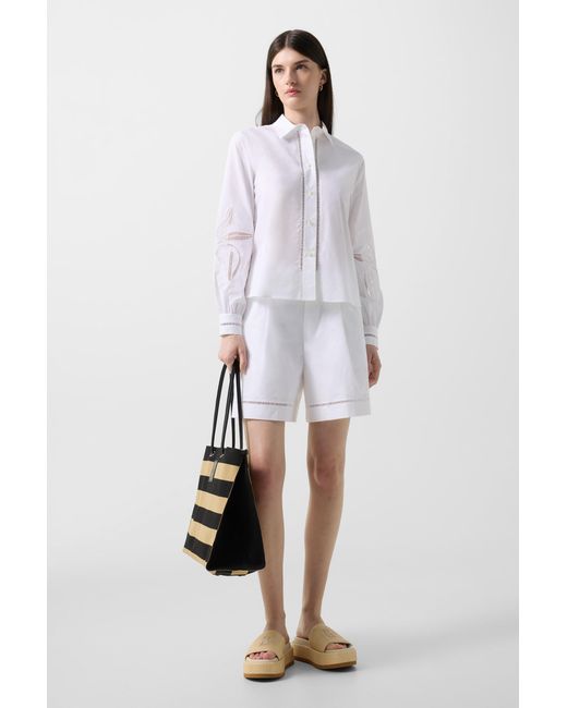 Bogner White Summer Shirt Blouse