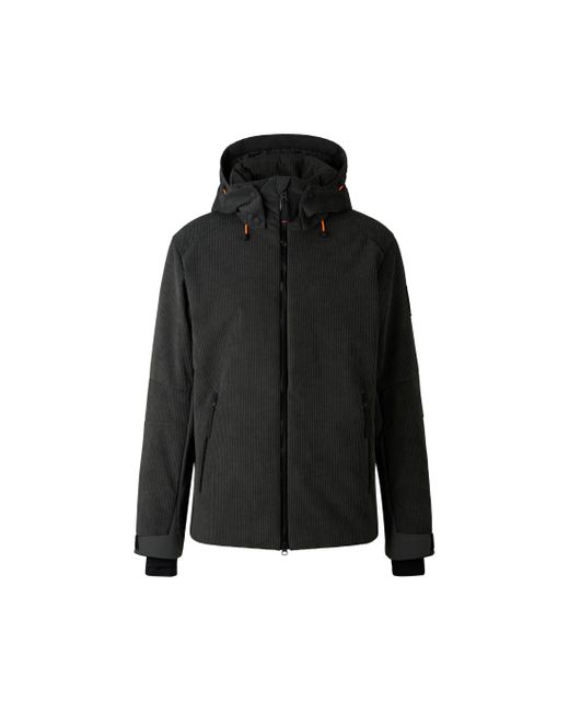 Bogner Fire + Ice Black Hardo Corduroy Ski Jacket for men