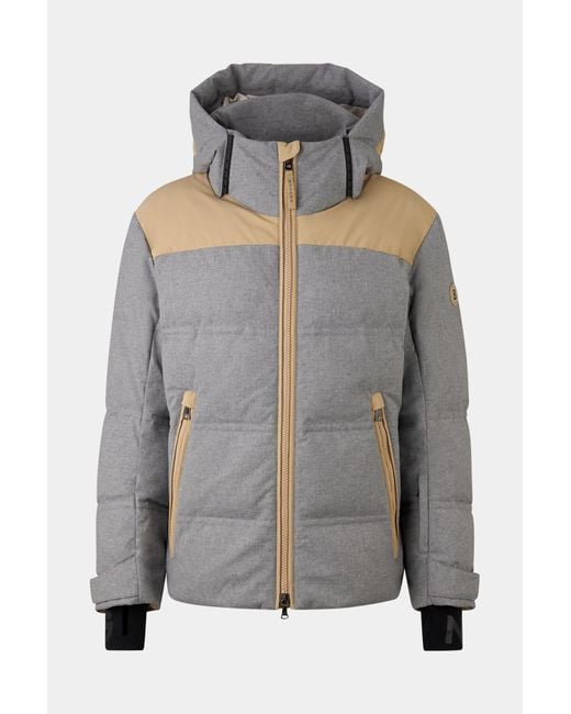Bogner Gray Wali Down Ski Jacket for men