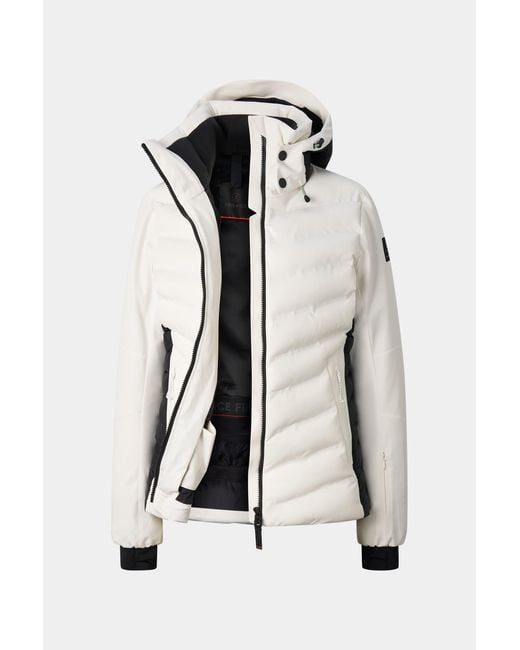 Bogner Fire + Ice White Janka Ski Jacket For