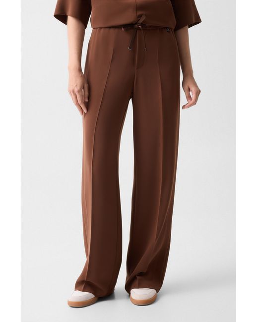 Bogner Brown Enny Crepe Pants