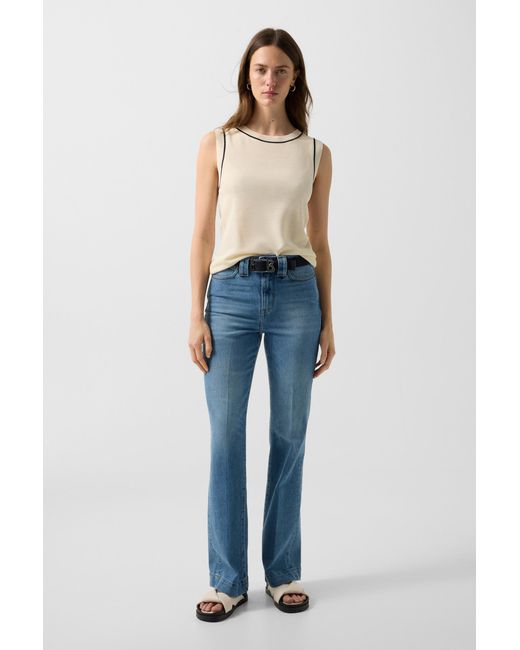 Bogner Natural Knitted Top Phia For