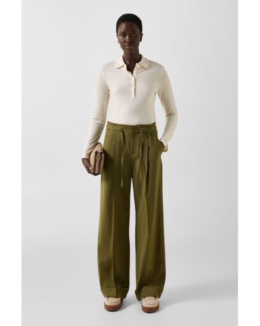Bogner Natural Whoopy Polo Long-sleeve Top