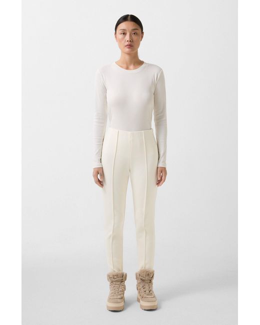 Bogner White Elaine Functional Stirrup Trousers For