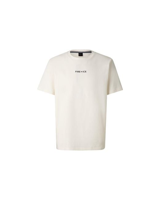 Bogner Fire + Ice Natural Mick Cotton T-Shirt For for men