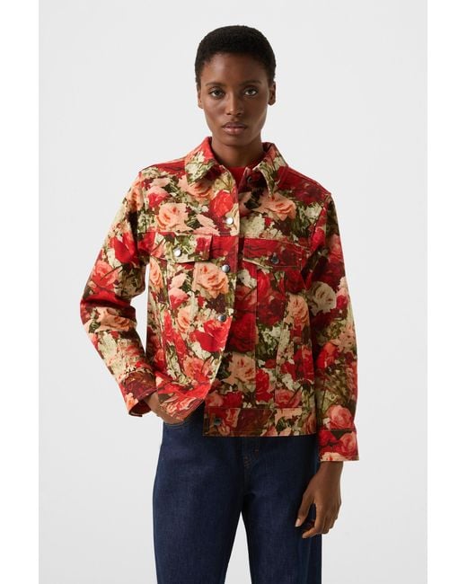 Bogner Red Jaclyn Denim Jacket