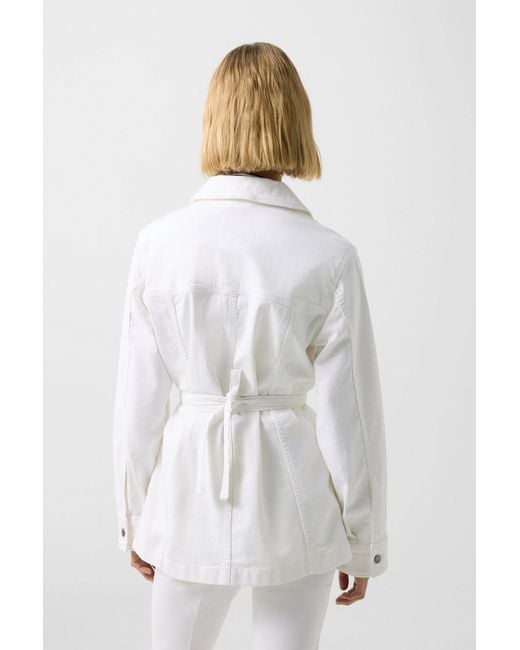 Bogner White Pelin Denim Jacket