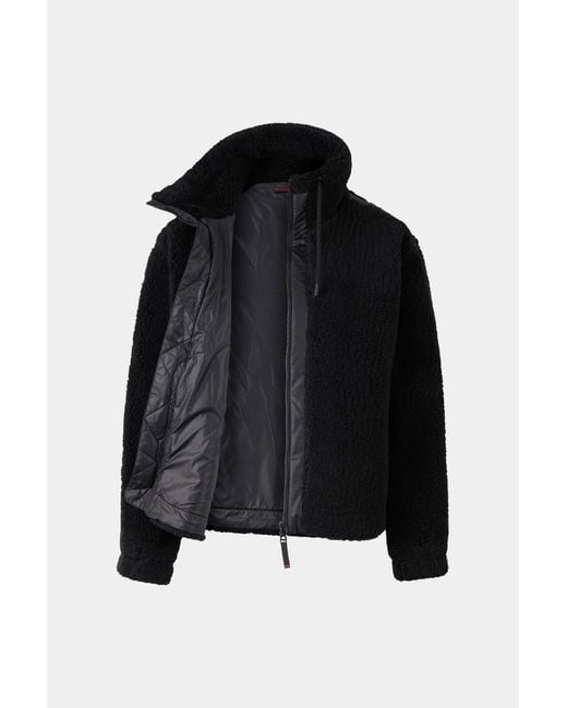 Bogner Fire + Ice Black Teddy Midlayer Ninetta