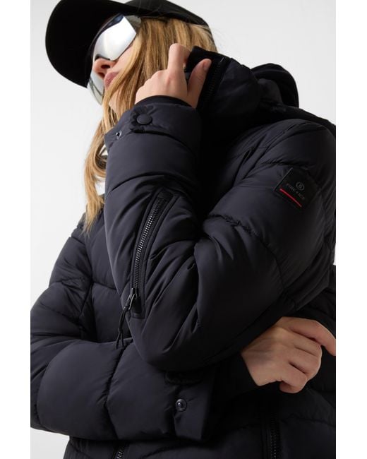 Bogner Fire + Ice Black Aenny Quilted Coat