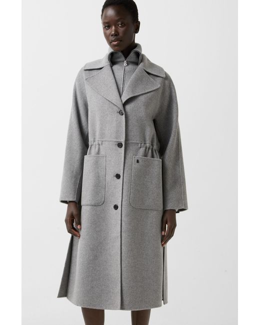 Bogner Gray Imani Wool Coat