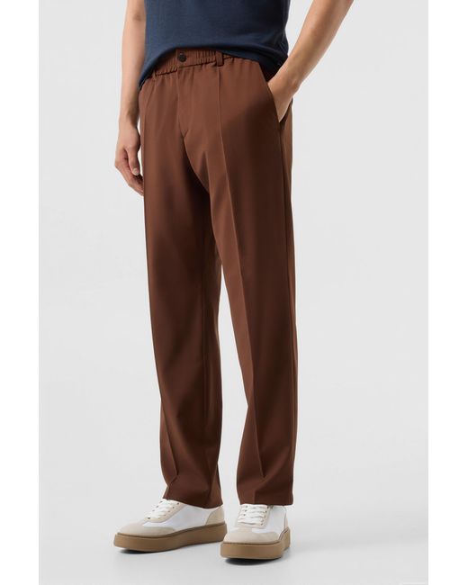 Bogner Brown Marcus Virgin Wool Blend Trousers for men