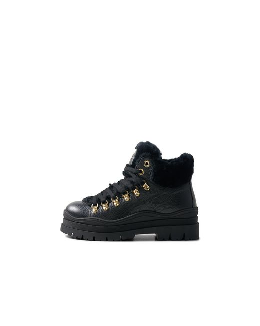 Bogner Black Lace-up Boots, Arosa