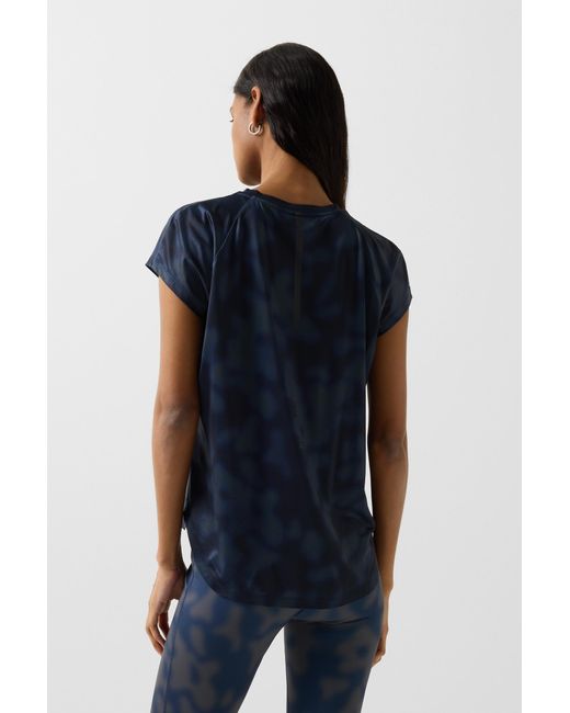 Bogner Fire + Ice Blue Brenna Functional Short-sleeved Top