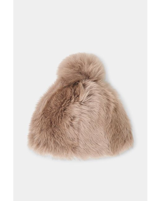 Bogner Natural Aria Lambskin Hat