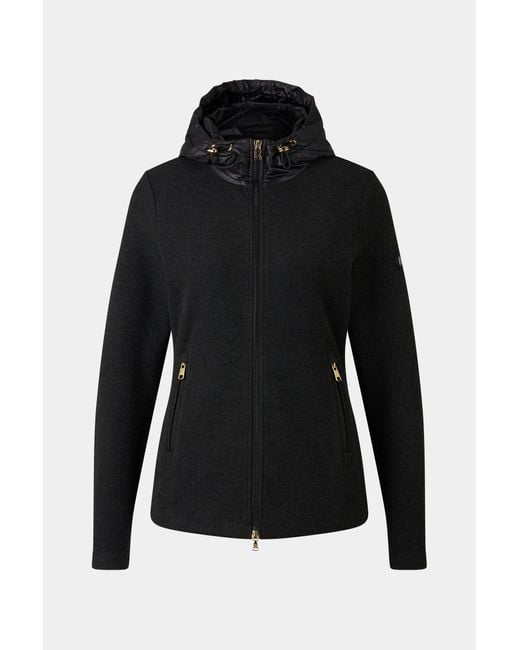 Bogner Black Flanell-Midlayer Darya Für Damen