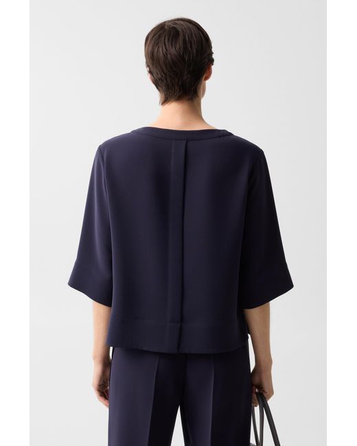 Bogner Blue Enrica Crêpe Shirt For