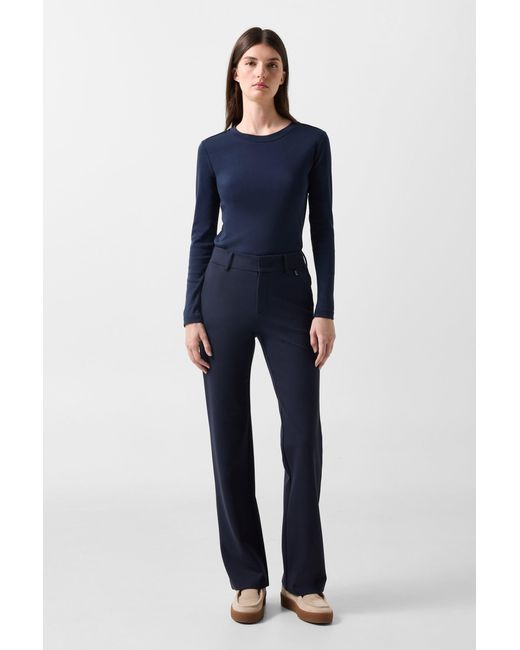 Bogner Blue Nikini Cotton Long-Sleeved Top For