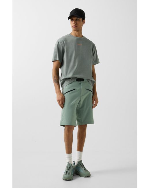 Bogner Fire + Ice Green Carter Functional Shorts for men