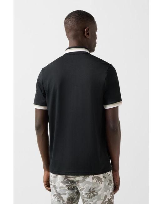 Bogner Black Arik Functional Short-Sleeved Top For for men