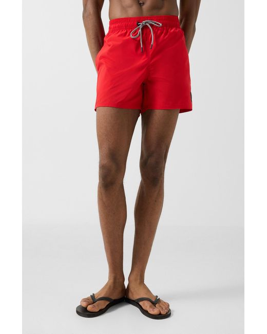 Bogner Fire + Ice Red Nelson Swim Trunks For for men
