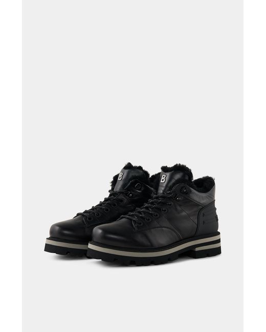 Bogner Black Low Boots Courchevel for men