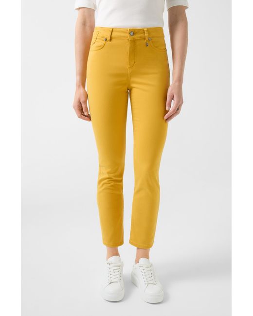 Bogner Yellow Julie 7/8 Slim Fit Jeans