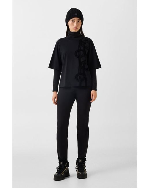 Bogner Black Dorothy Cotton T-Shirt For