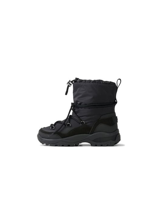 Bogner Black Snow Boots Alta Badia With Spikes For