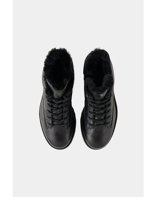 Bogner Black Low Boots Courchevel for men