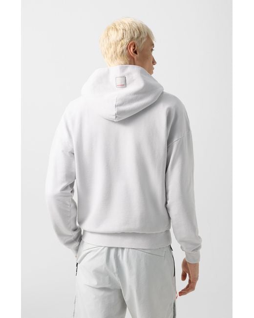 Bogner Fire + Ice Gray Hoodie Ilay for men
