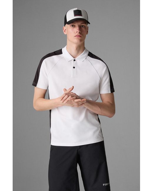 Bogner Fire + Ice Black Molar Functional Polo Shirt for men