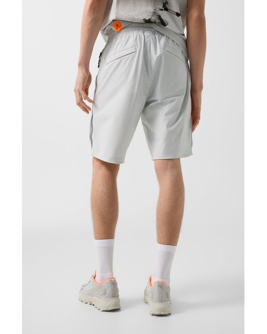 Bogner Fire + Ice Gray Caleb Functional Shorts for men